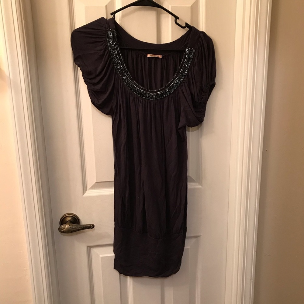 Stretchy Banded Tunic Top